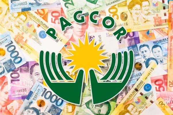 Pagcor money background
