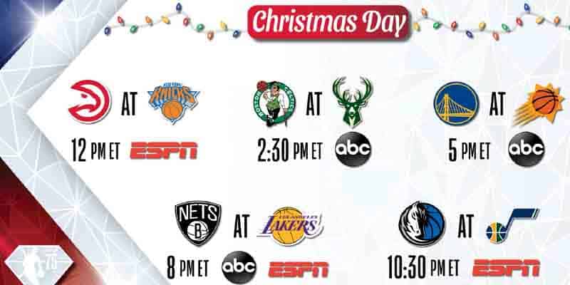 NBA Christmas day games
