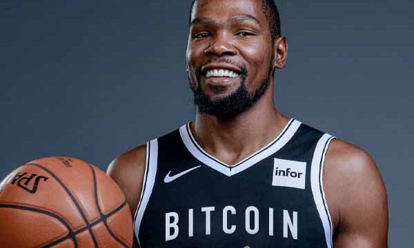 Kevin Durant Bitcoin jersey
