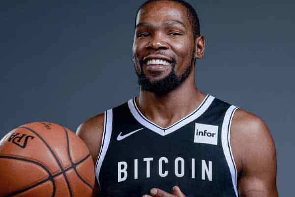 Kevin Durant Bitcoin jersey