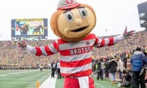 Ohio State mascot on field